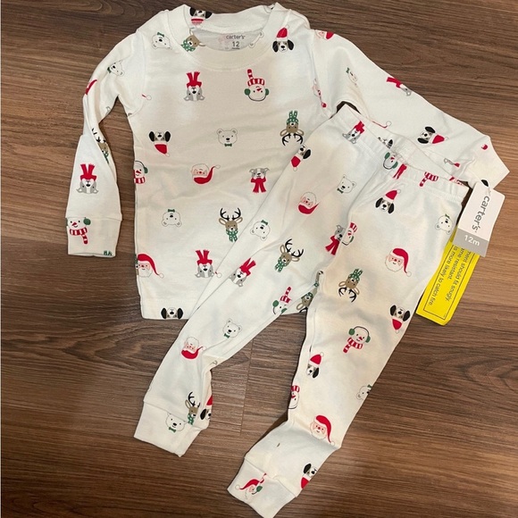 Carter's Pajamas Nwt Carters Christmas Holiday Pajamas 2m Poshmark(00)